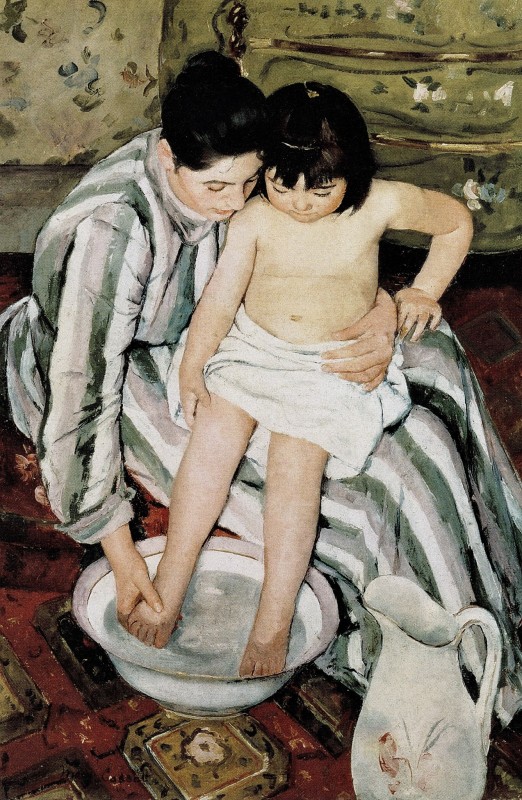 "Pictură. Oameni" by Mary Cassatt