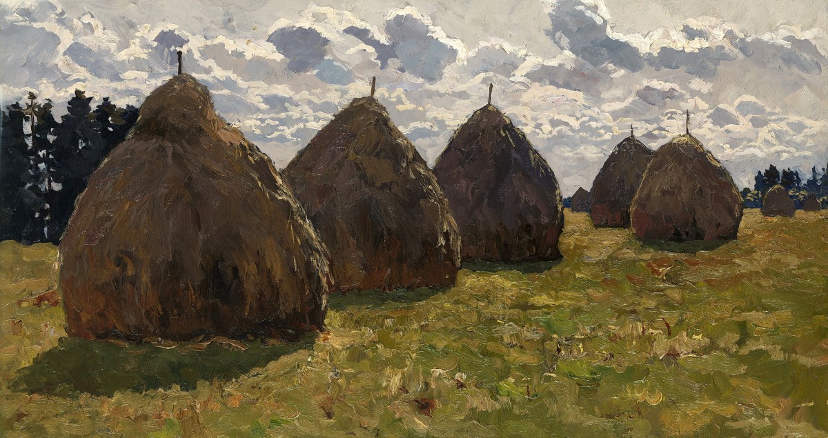 "Pictură. Rural" by Vladimir Fedorovich Stozharov