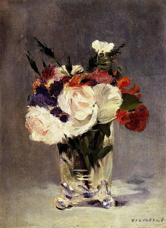 "Pictură. Flori" by Édouard Manet