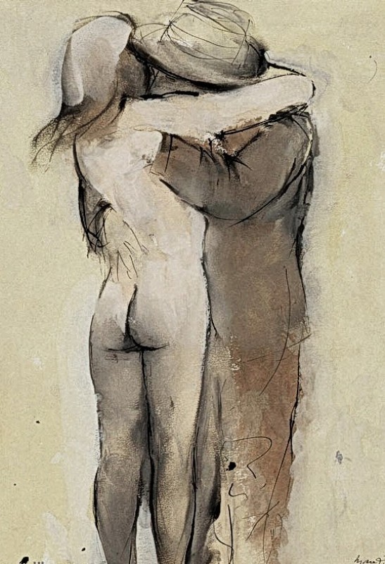 "Drawing. Nude" by Giacomo Manzù