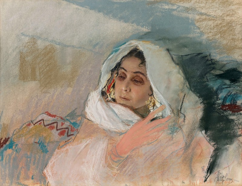 "Painting. Portrait" by Abel Pann