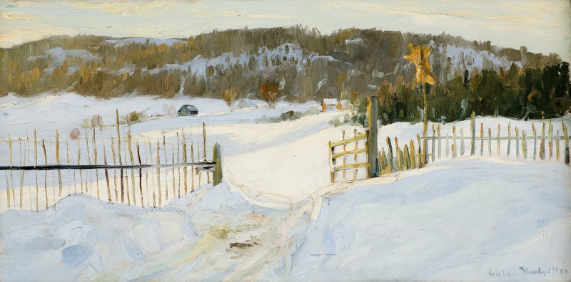 "Painting. Landscape" by Gustav Wentzel