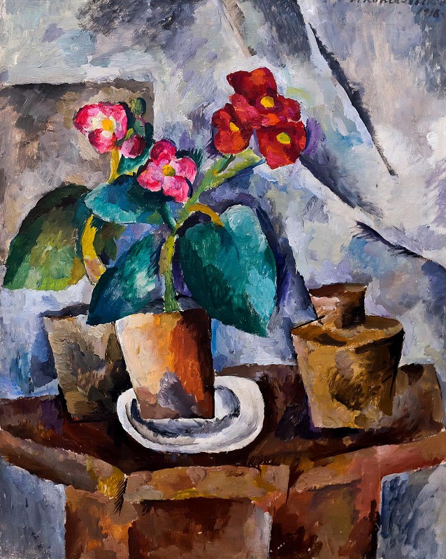 "Pictură. Natură statică" by Pyotr Petrovich Konchalovsky