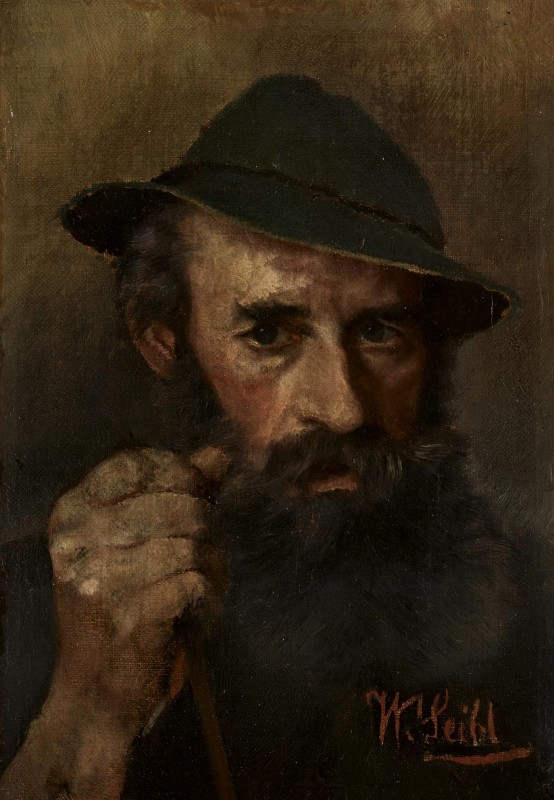 "Painting. Portrait" by Wilhelm Leibl