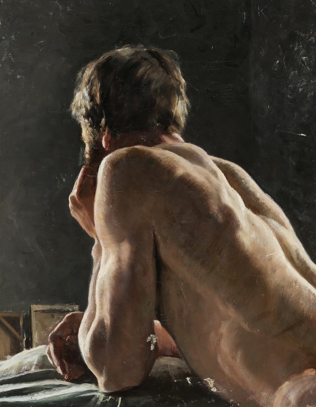 "Painting. Nude" by Gottfrid Kallstenius