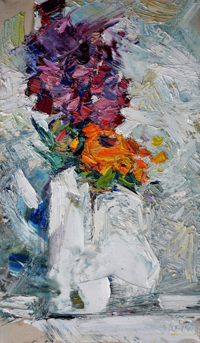 "Живопись. Пленэр. Продолжительный" by Доина Мындреан, 520x300mm, масло / холст