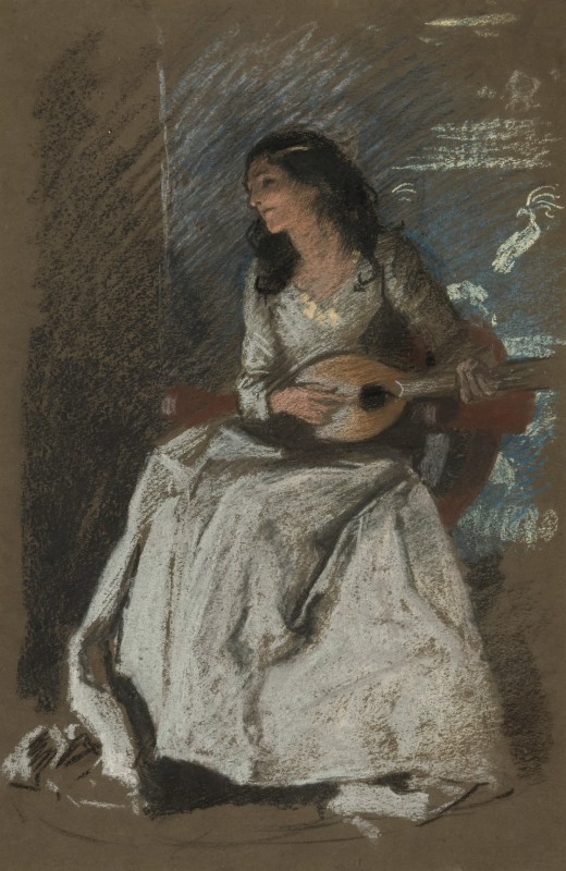 "Drawing. Figure" by Edwin Austin Abbey