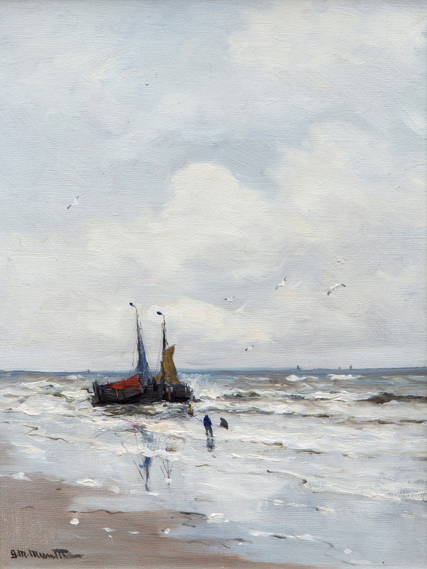 "Painting. Marine landscapes" by Gerhard Morgenstjerne Munthe