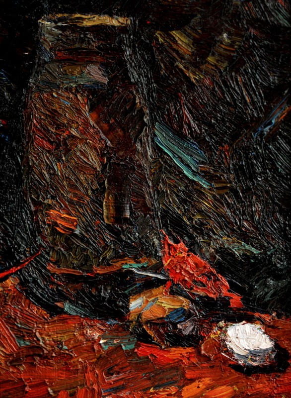 "Natură statică" by Lina Aminov, 2006, 400x300mm, oil on canvas