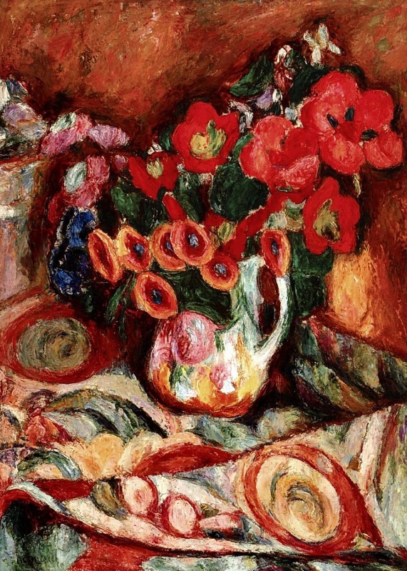 "Painting. Flowers" by Abram Anshelevich Manevich