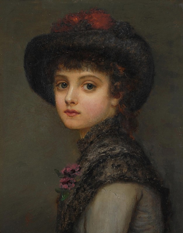 "Pictură. Portret" by Kate Perugini