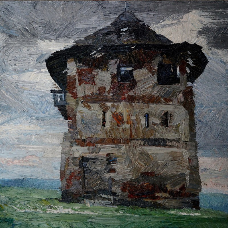 "Pictură. Pleinair. Pleinair România" by Alexandra Clapatiuc, ulei pe pânză