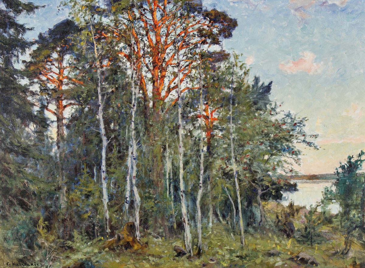 "Painting. Landscape" by Gottfrid Kallstenius