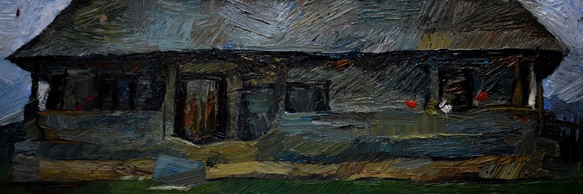 "Живопись. Пленэр. Пленэр в Румынии" by Думитрица Знаида, масло / холст