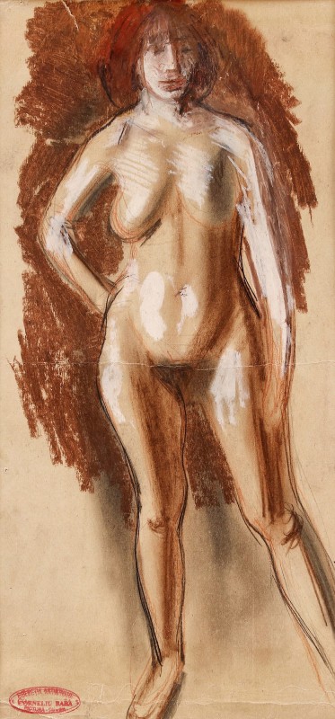 "Schiță / crochiu. Nud" by Corneliu Baba