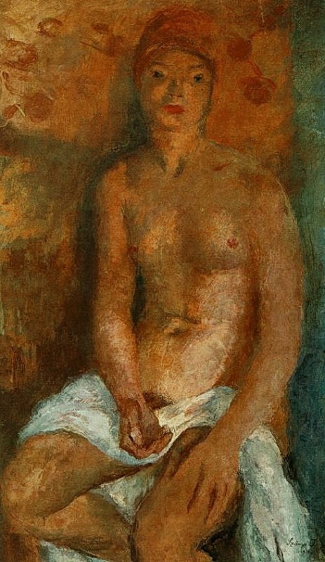 "Painting. Nude" by István Szőnyi
