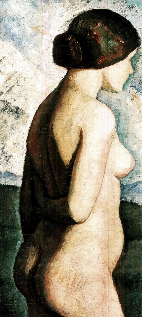 "Painting. Nude. Figure" by Dezső Czigány