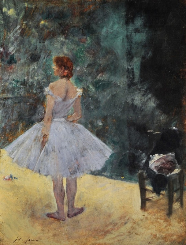"Compoziție. Figură / semifigură" by Jean-Louis Forain