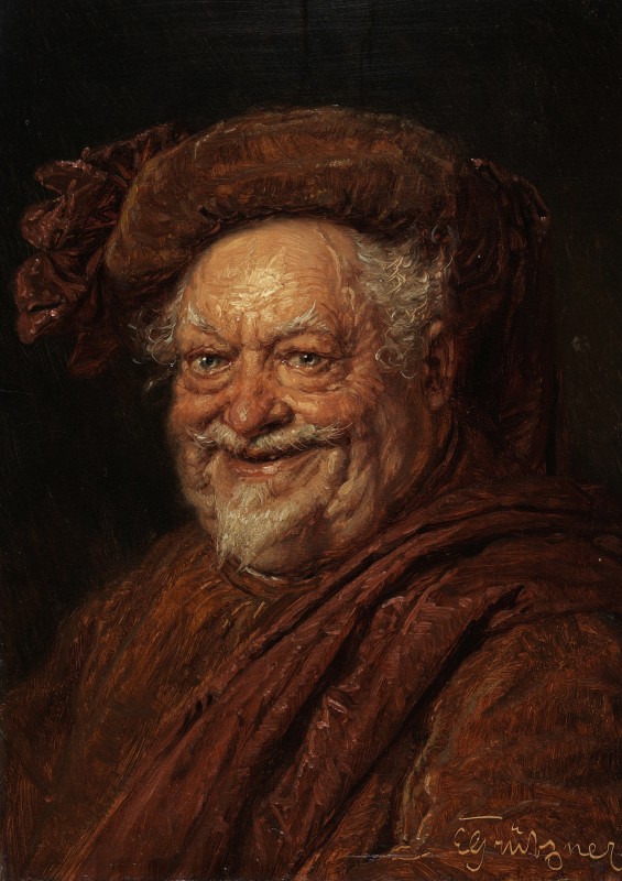 "Painting. Portrait" by Eduard von Grützner