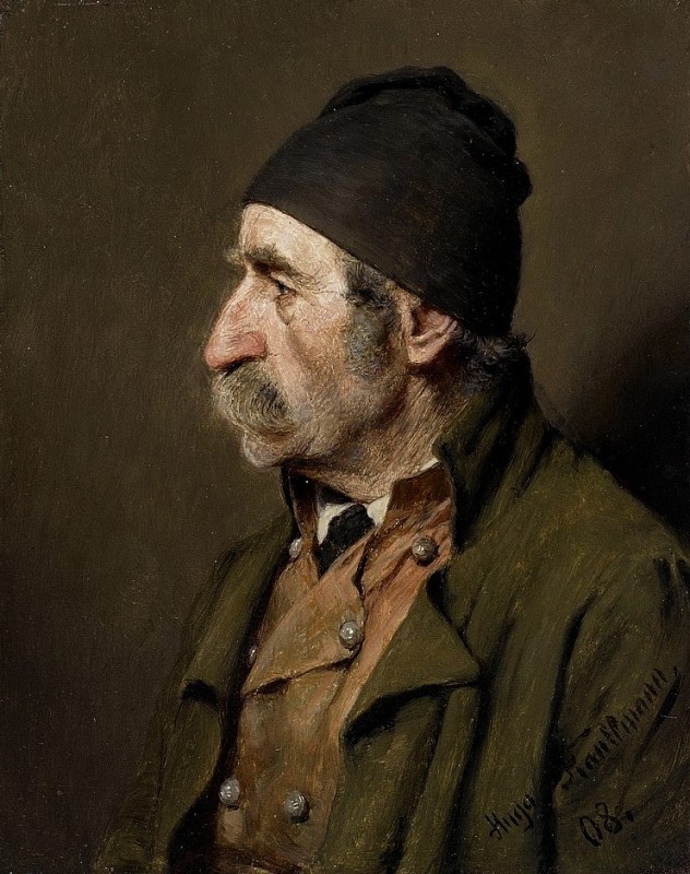 "Painting. Portrait" by Hugo Kauffmann