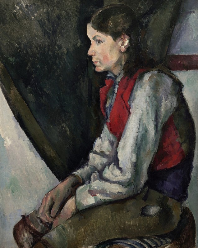 "Pictură. Figură / semifigură" by Paul Cézanne
