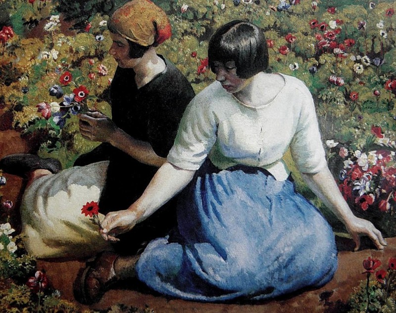 "Composition. People" by Harold Harvey