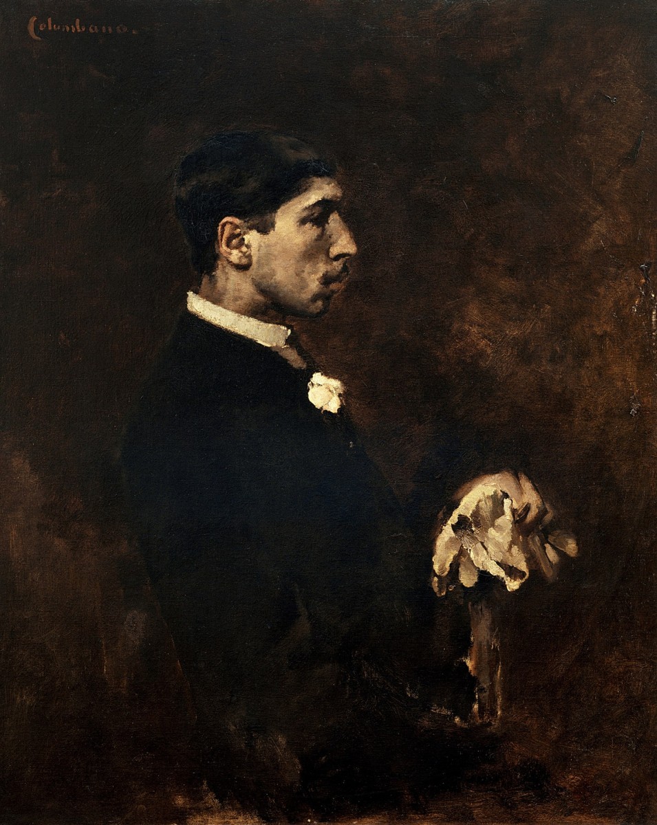 "Painting. Portrait" by Columbano Bordalo Pinheiro