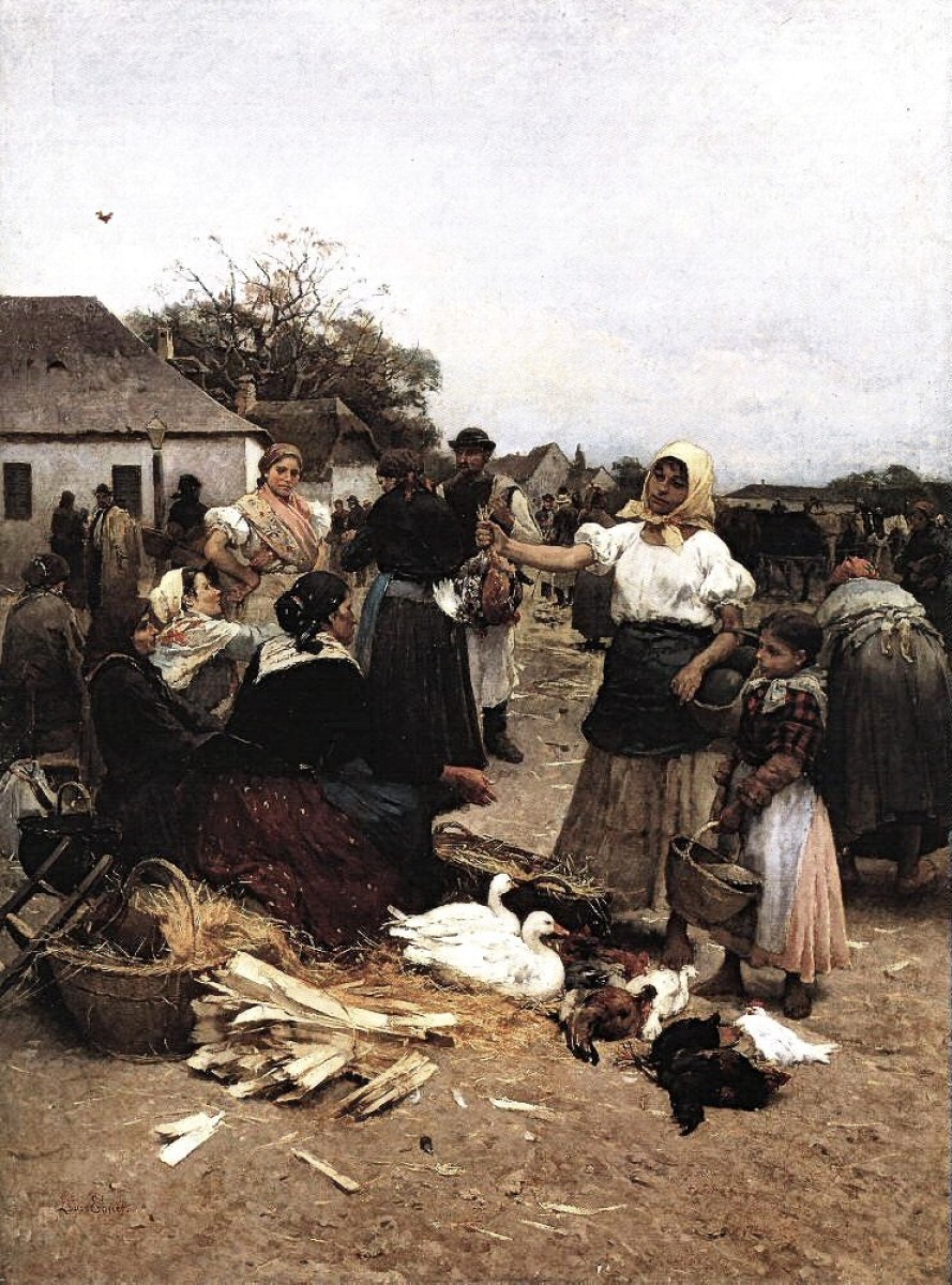 "Композиция. Сельский мотив" by Ладжос Деак Ебнер