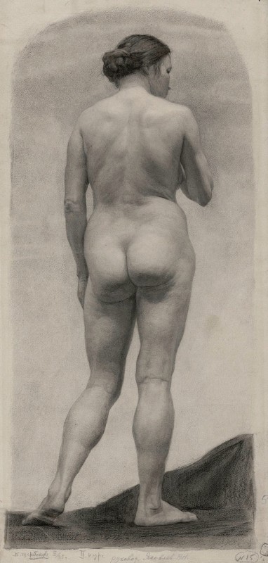 "Drawing. Nude" by Shcherbakov Boris Valentinovich