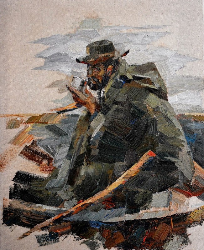 "Живопись. Пленэр. Портрет. Пленэр в Молдове" by Мэдэлина Cасиан, масло / холст