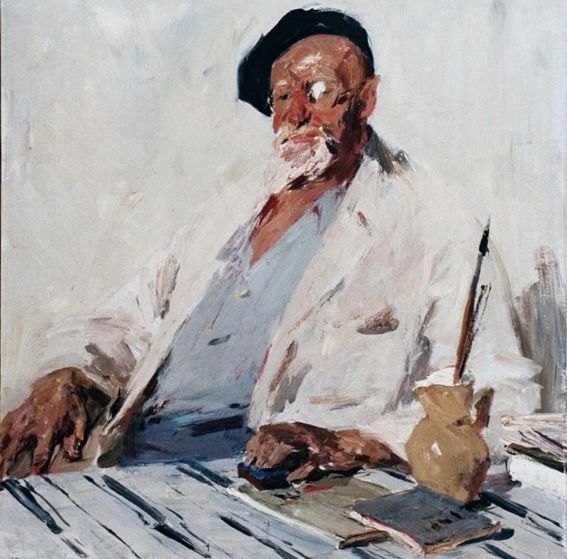 "Живопись. Фигура / полуфигура" by Evsey Evseevich Moiseenko