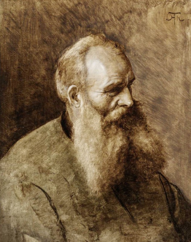 "Drawing. Portrait" by Hans Thoma