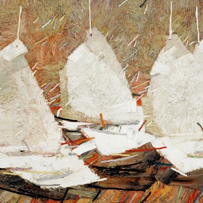 "Этюд" by Анатол Гимпу, 2001, 680x1000mm, масло / холст