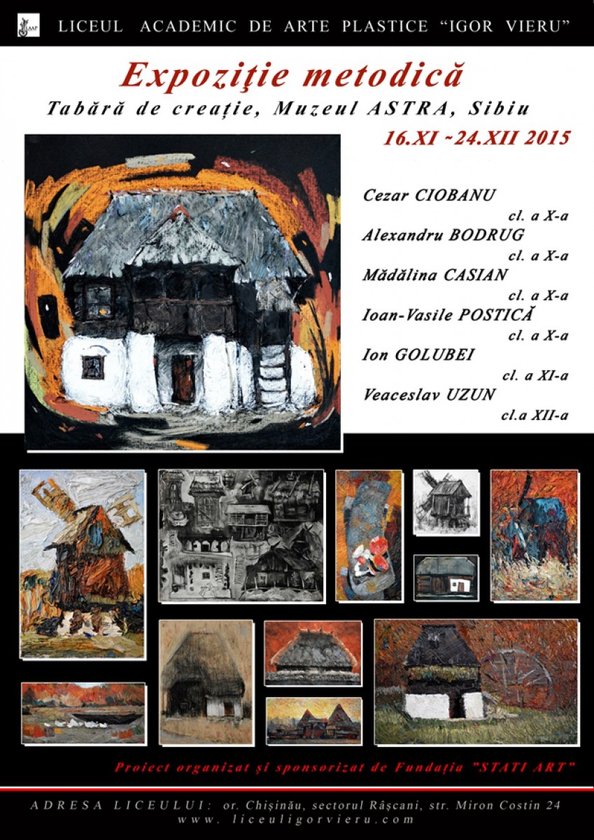 Methodical exibition. Creative camp, ASTRA Museum, Sibiu, 2015