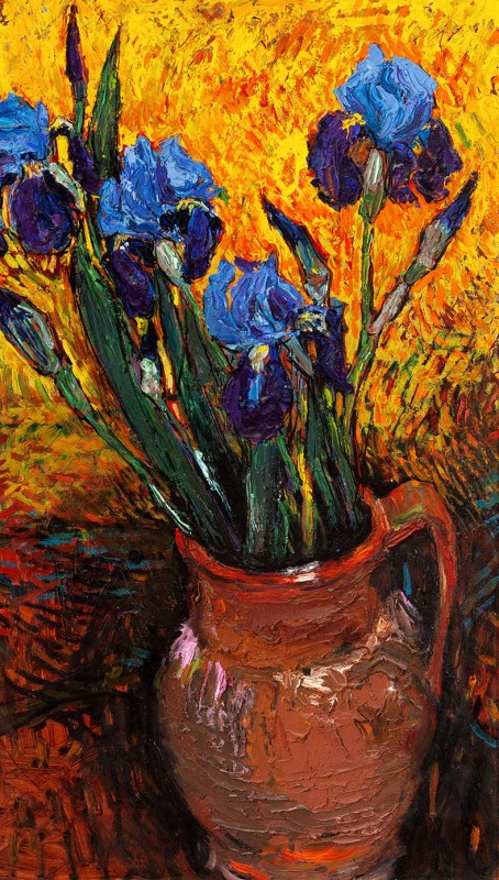 "Painting. Flowers" by Juan Francés Gandía
