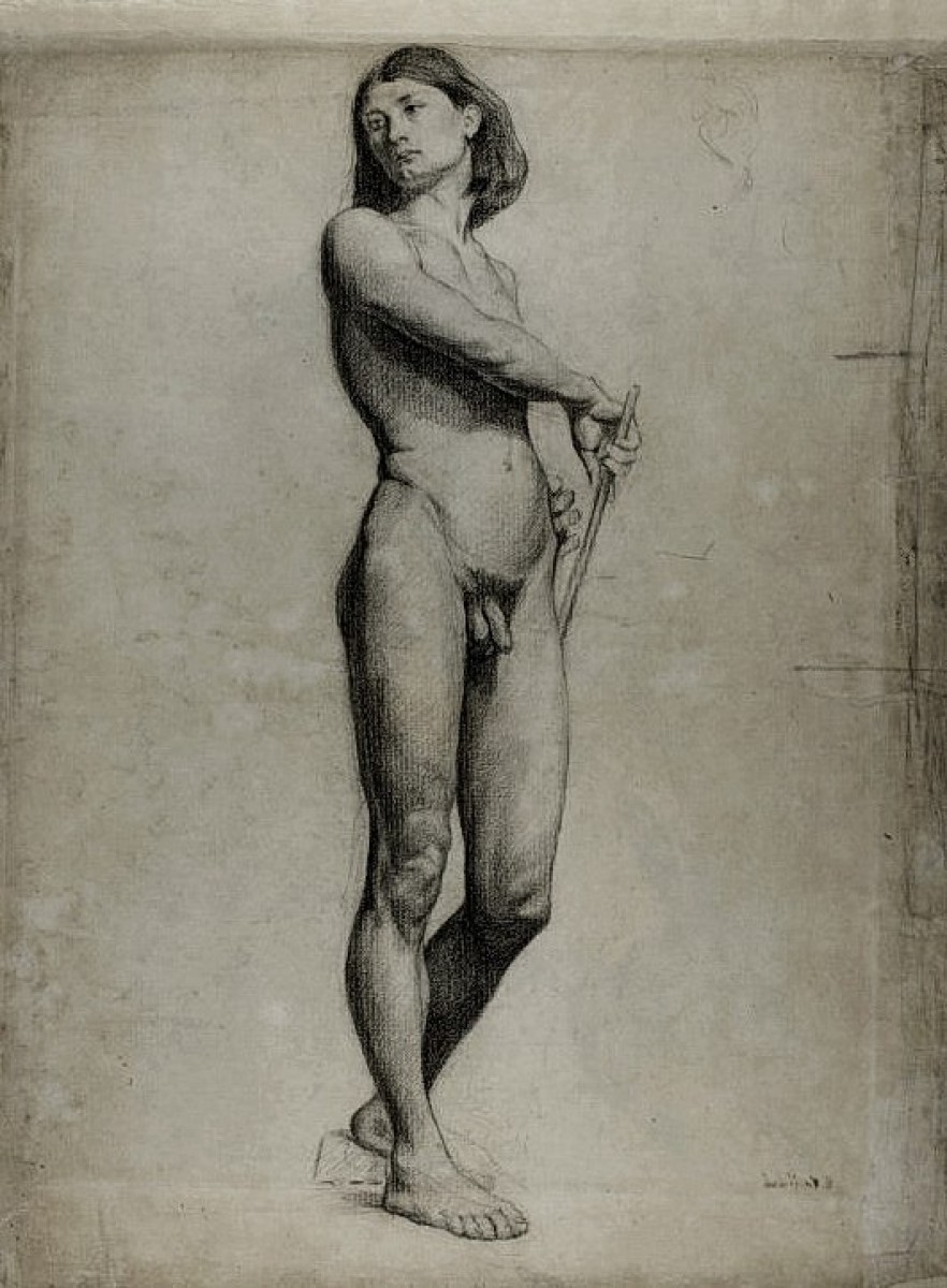 "Drawing. Nude" by Jean-Édouard Vuillard