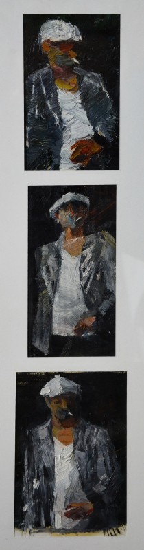 "Живопись. Этюд. Фигура / полуфигура. Продолжительный" by Доина Мындреан, 180x100mm, 200x100mm, 200x150mm, масло / холст