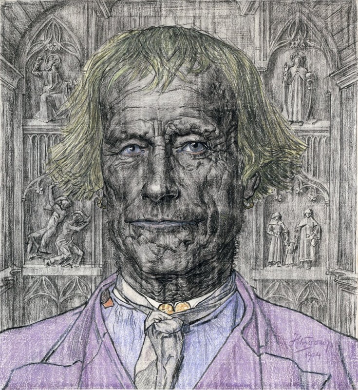 "Desen. Portret" by Jan Toorop