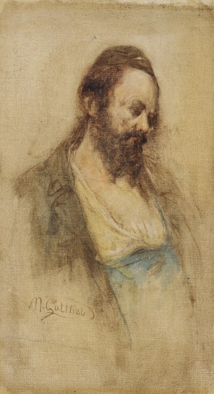 "Desen. Figură / semifigură" by Maurycy Gottlieb