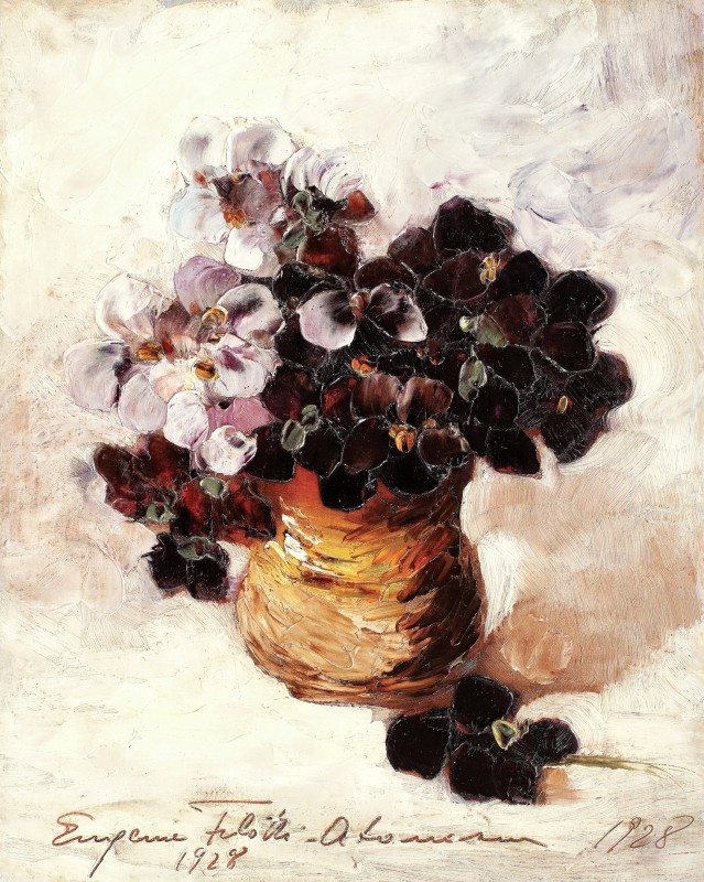 "Painting. Flowers" by Eugenia Filotti Atanasiu