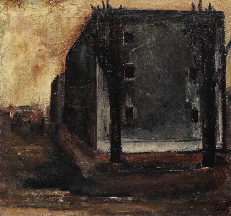 "Composition. Urban" by Corneliu Baba