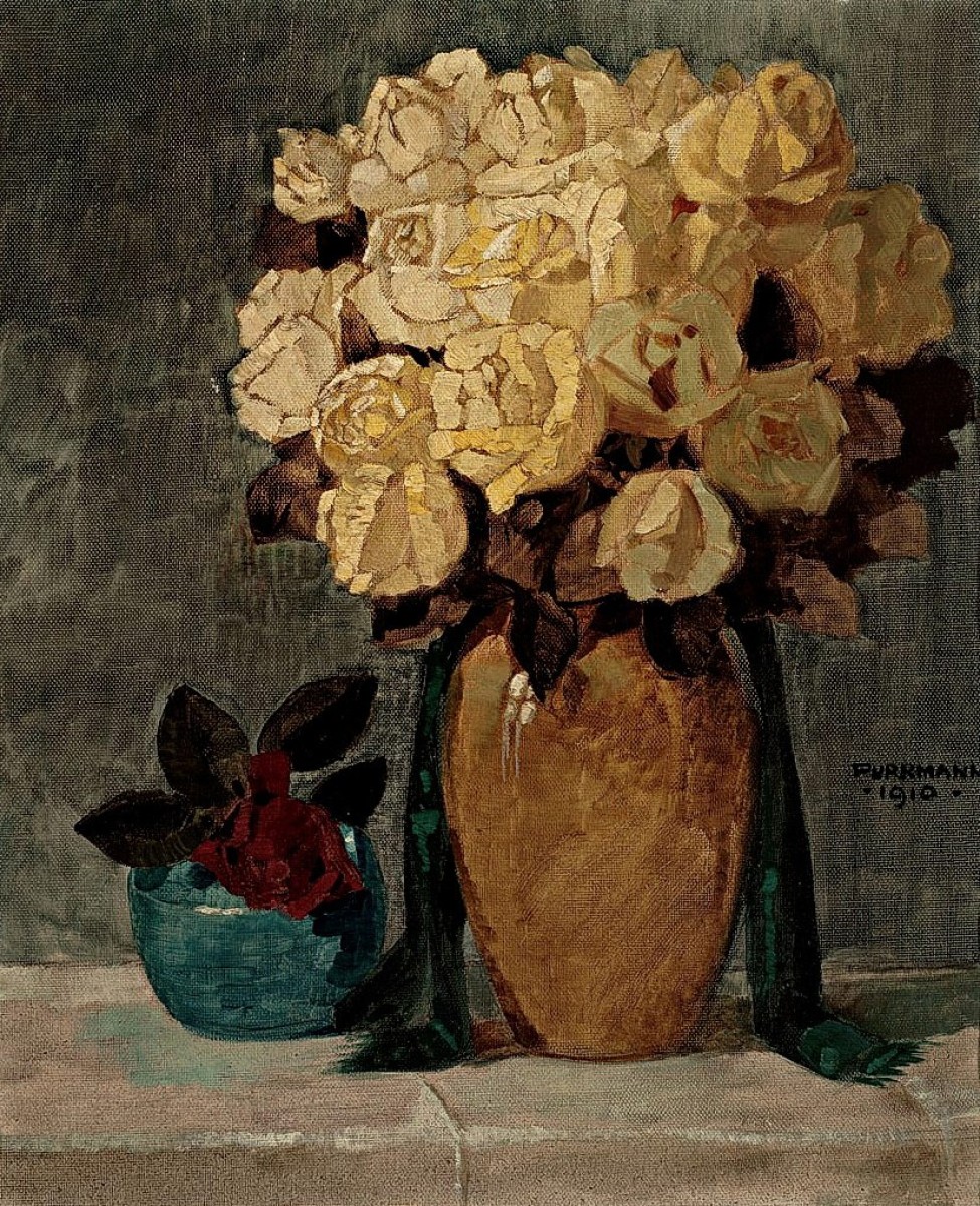 "Pictură. Natură statică" by Karl Purrmann