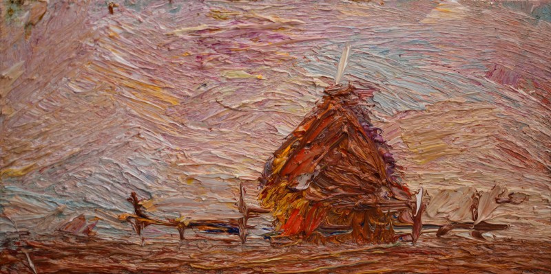 "Painting. Landscape. Pleinair. Long term" by Vlada Cibuc, 200x400mm, oil on canvas