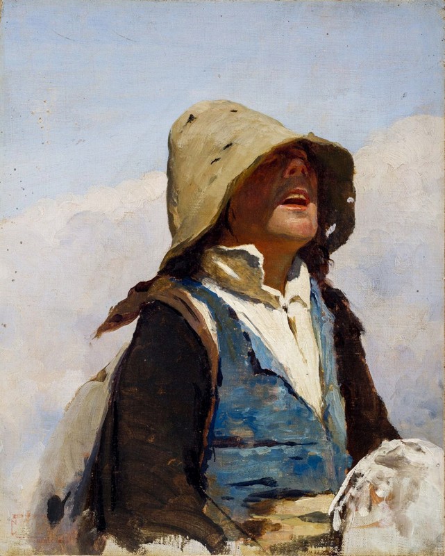 "Painting. Figure" by Giovanni Battista Quadrone