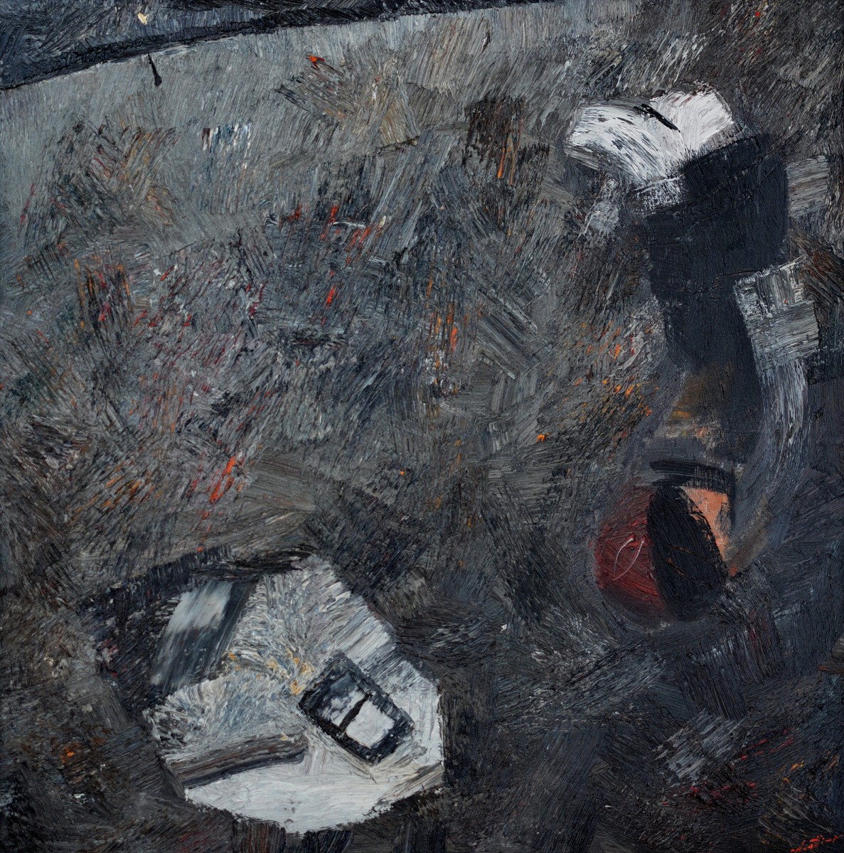 "Сон" by Анатол Гимпу, 2006, 800x800mm, масло / холст