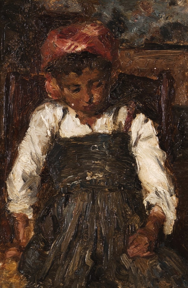 "Painting. Figure" by Henrique Pousão