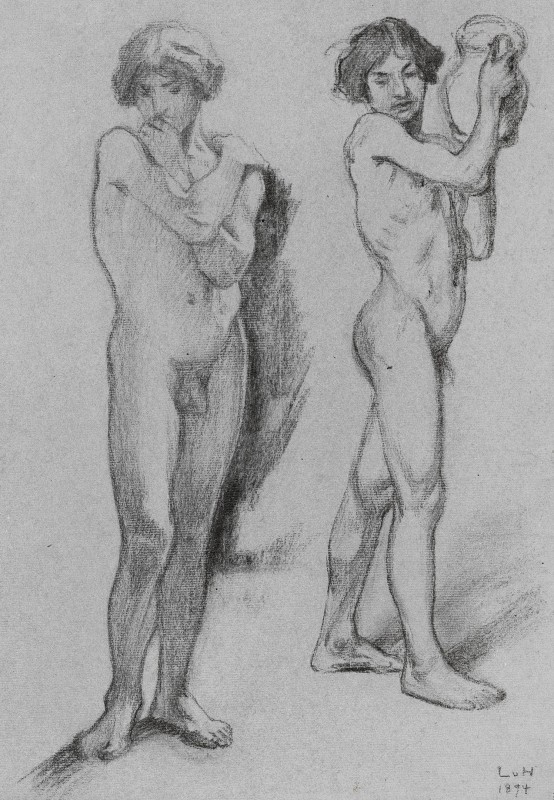 "Drawing. Nude" by Ludwig von Hofmann