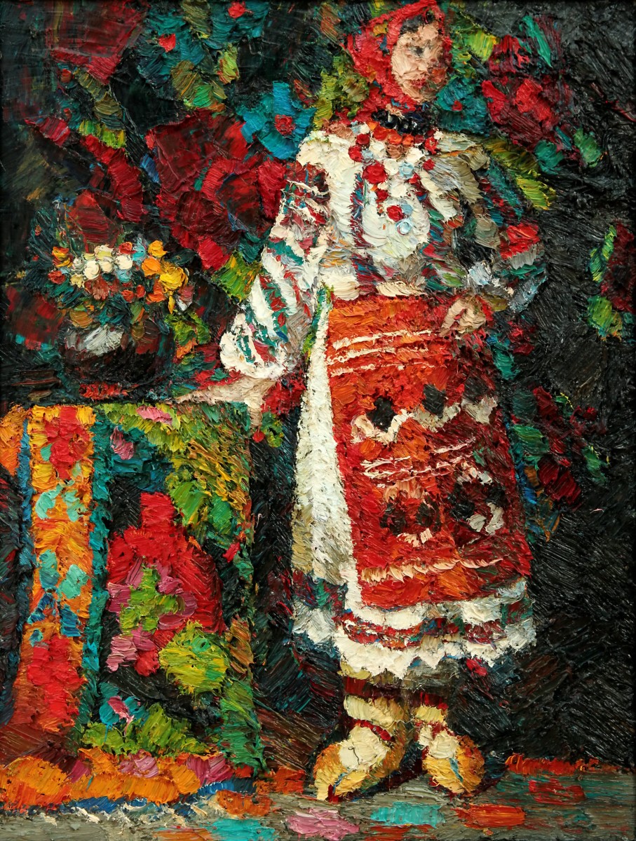 "Painting. Figure. Long term" by Veronica Crețu, 680x510mm, oil on canvas