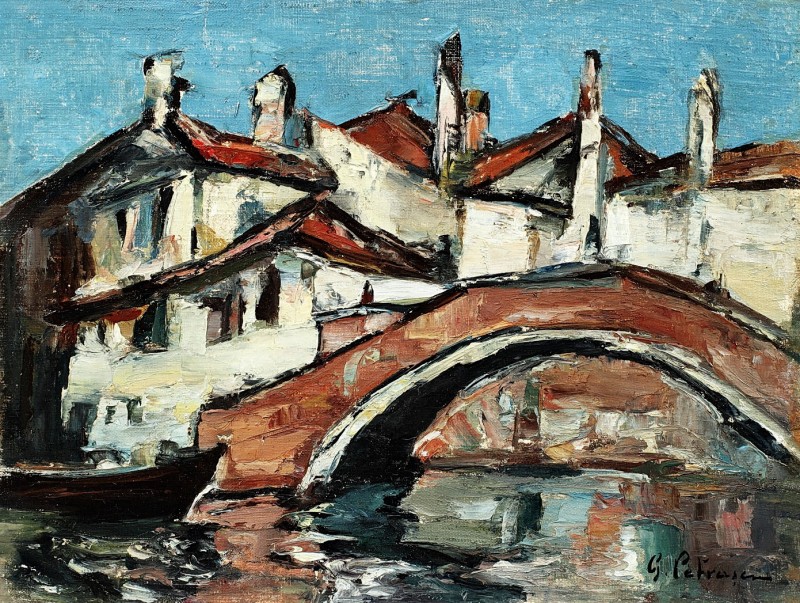 "Painting. Urban" by Gheorghe Petrașcu
