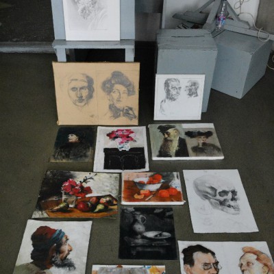 Sanda Ceban at Vizionări în Liceul Academic de Arte Plastice „Igor Vieru” / Copii de pe opere. 5 septembrie 2016